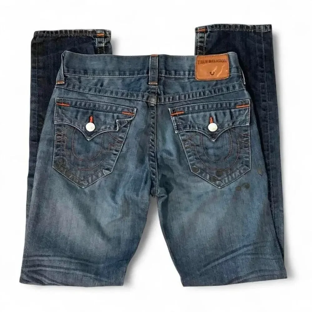 True religion mens dark wash